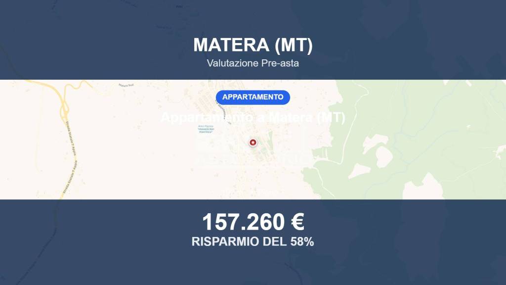 appartamento in vendita a Matera