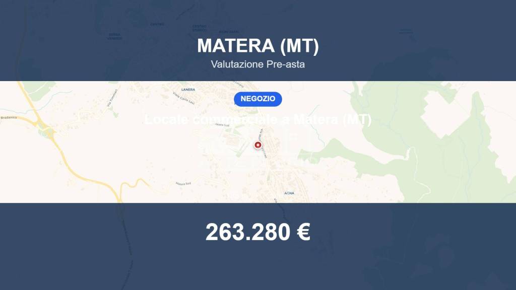 negozio in vendita a Matera in zona Rione Agna