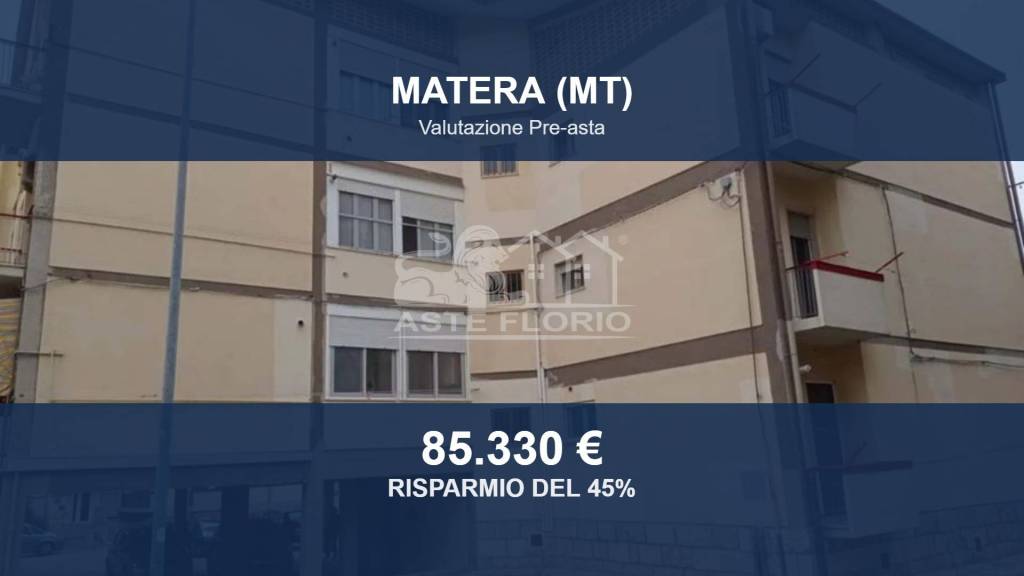 appartamento in vendita a Matera in zona Rione Villalongo