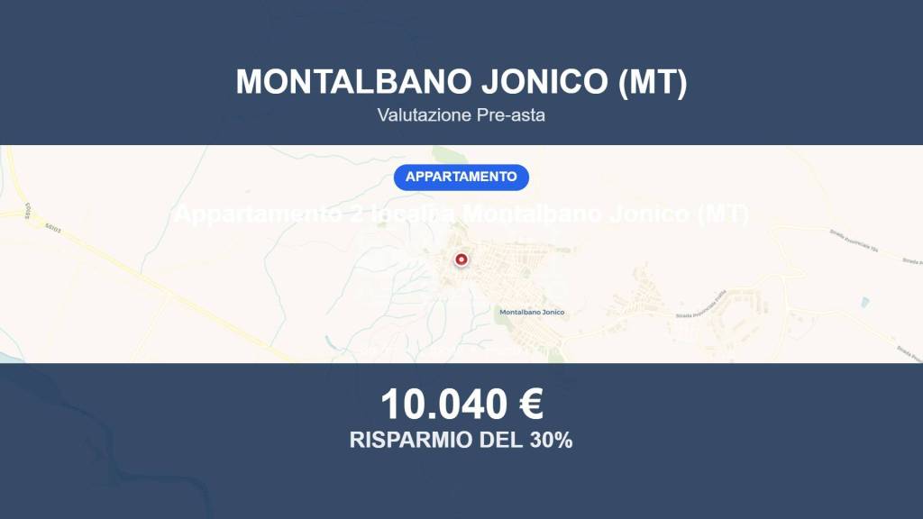 appartamento in vendita a Montalbano Jonico