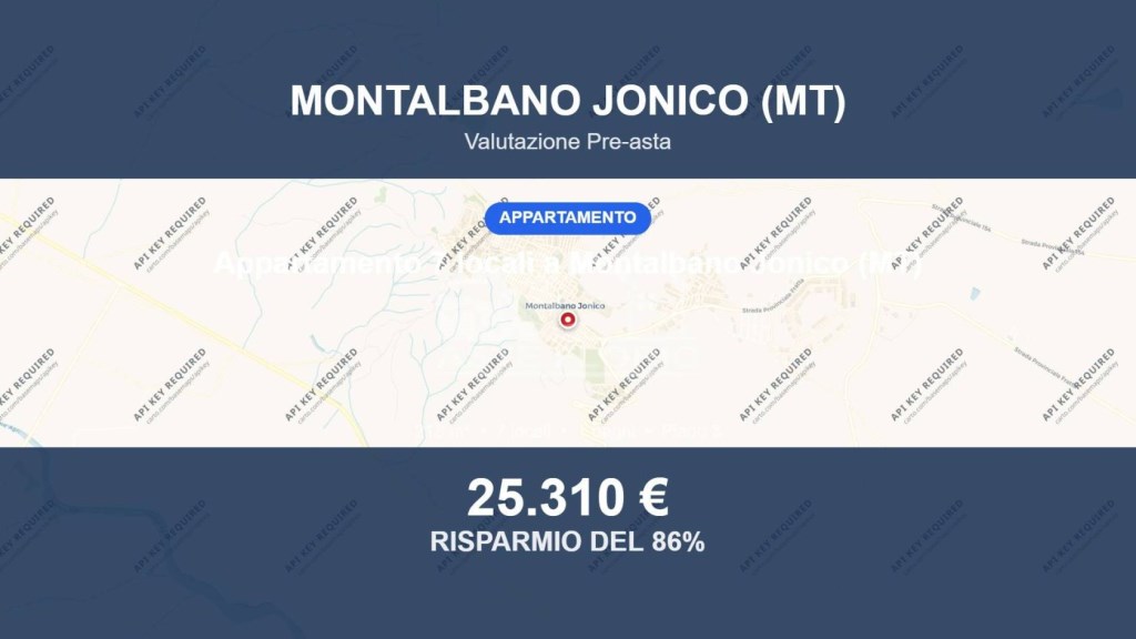 appartamento in vendita a Montalbano Jonico