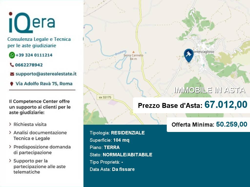 appartamento in vendita a Montescaglioso