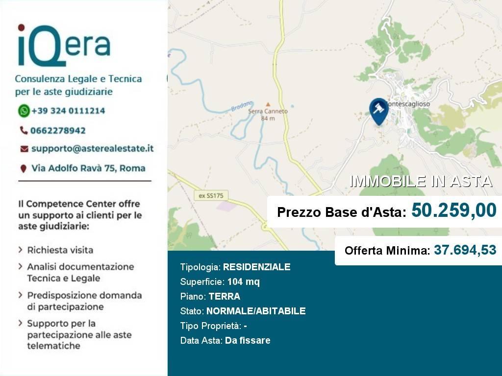 appartamento in vendita a Montescaglioso