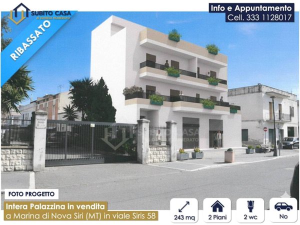 intera palazzina in vendita a Nova Siri