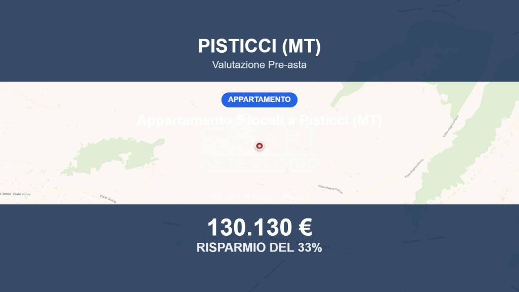 appartamento in vendita a Pisticci