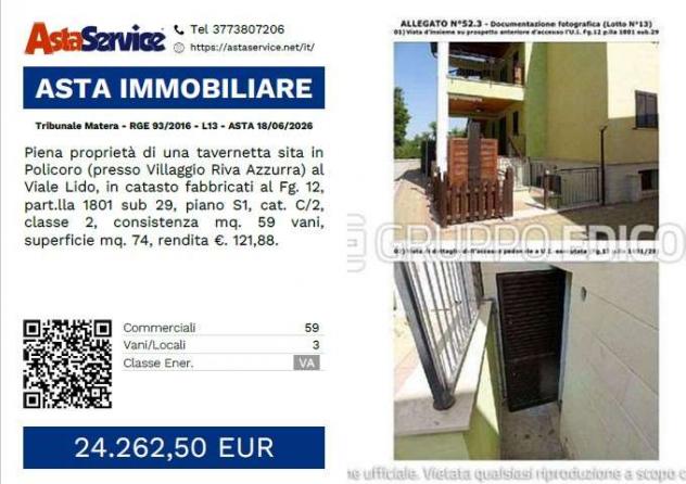 locale commerciale in vendita a Policoro