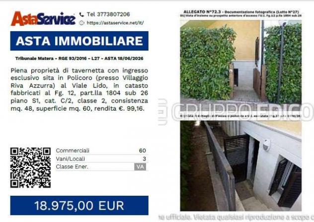 locale commerciale in vendita a Policoro