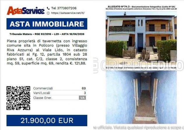 locale commerciale in vendita a Policoro