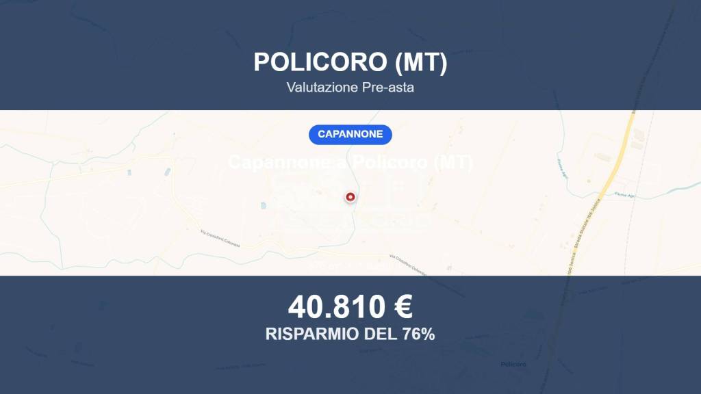 locale commerciale in vendita a Policoro
