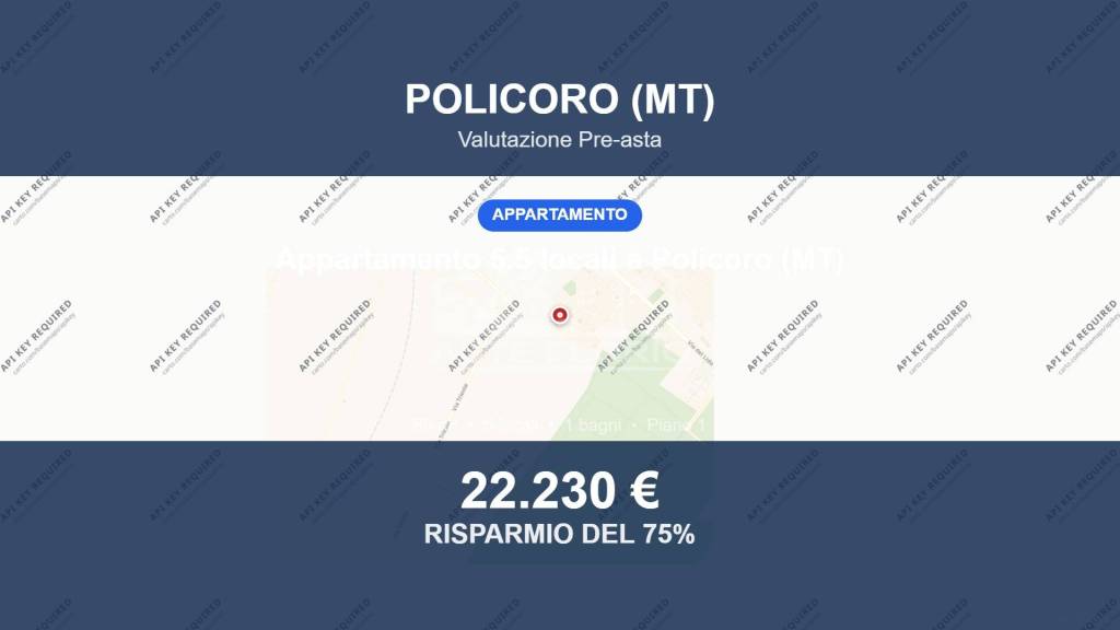 appartamento in vendita a Policoro