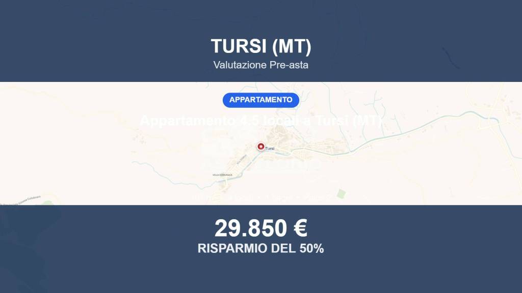 appartamento in vendita a Tursi