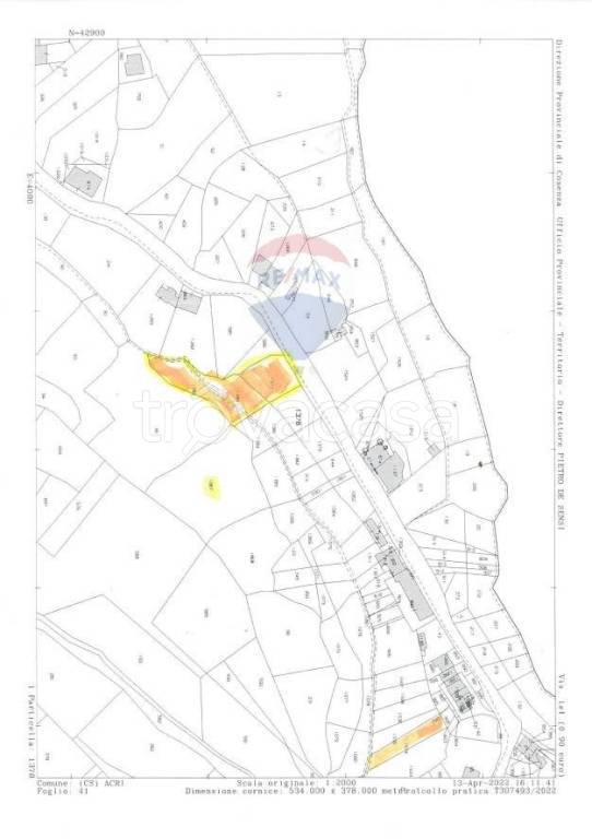 terreno agricolo in vendita ad Acri