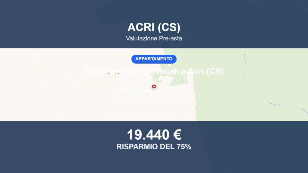 appartamento in vendita ad Acri