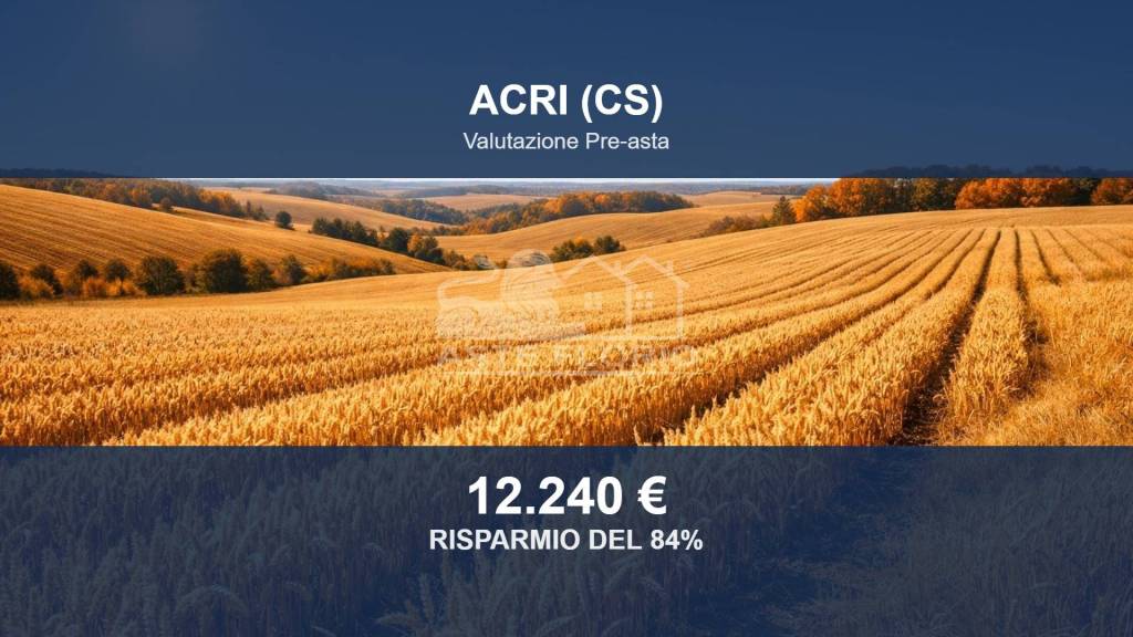 terreno agricolo in vendita ad Acri in zona Corneto