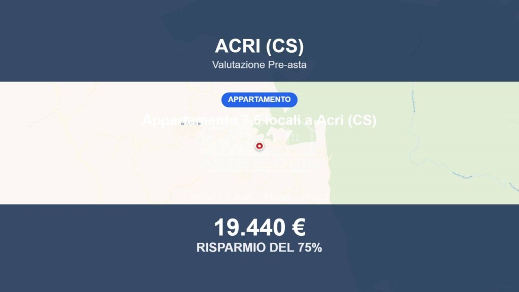 appartamento in vendita ad Acri
