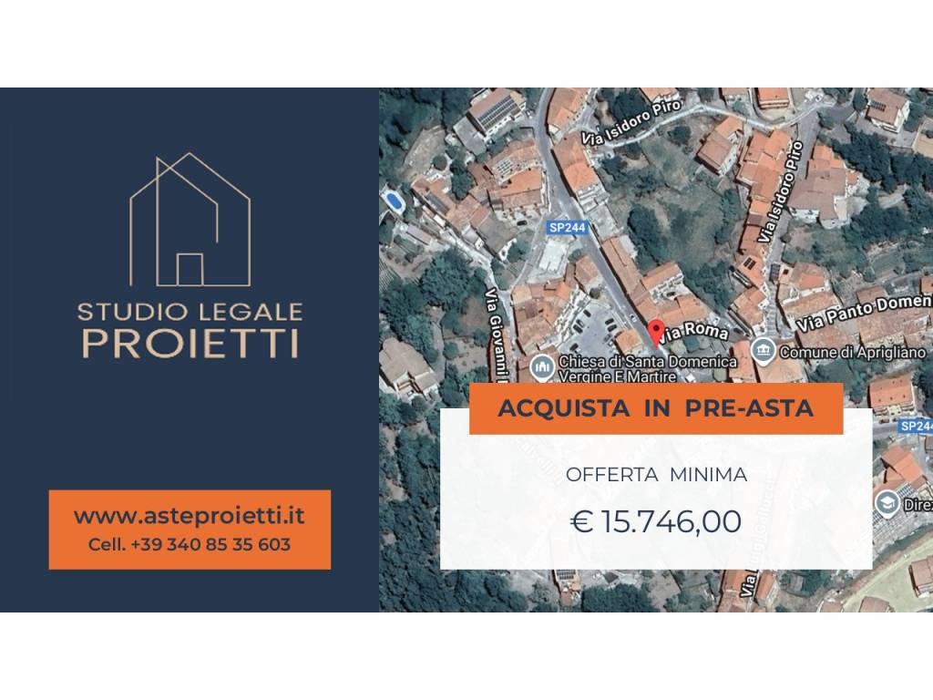 appartamento in vendita ad Aprigliano in zona Vico