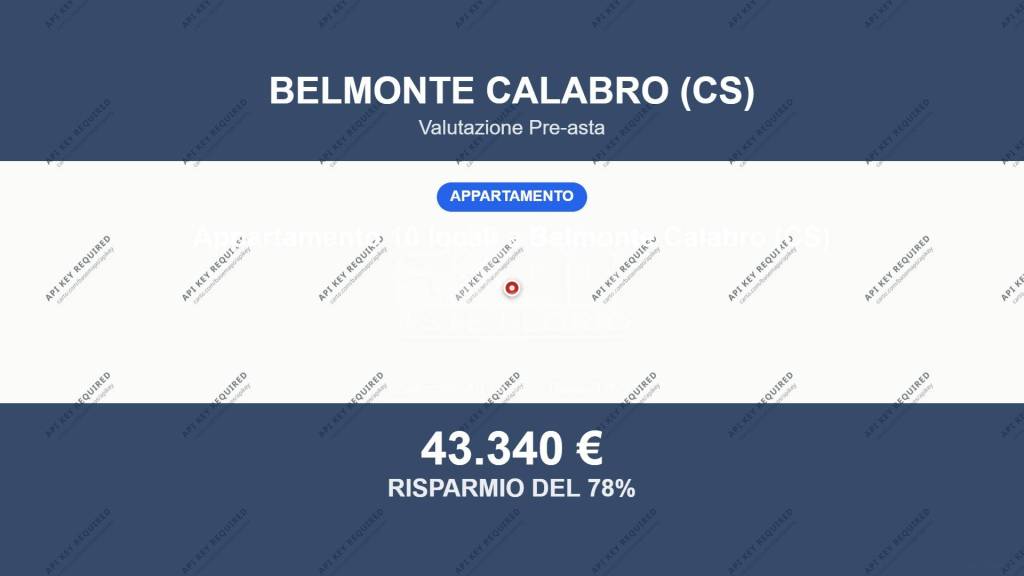 appartamento in vendita a Belmonte Calabro