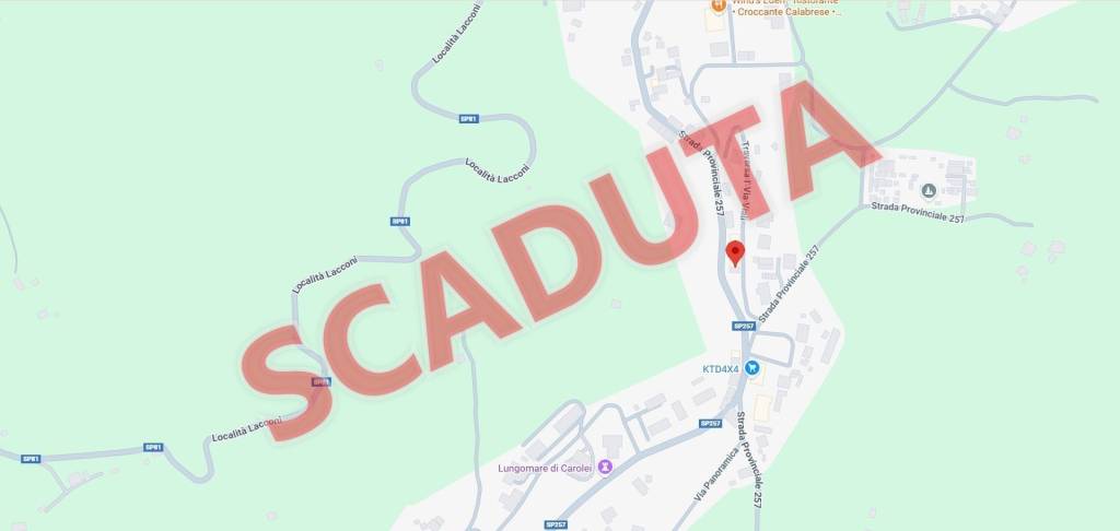 terreno edificabile in vendita a Carolei