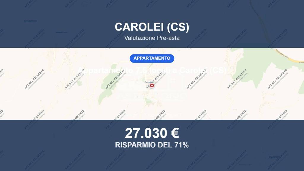 appartamento in vendita a Carolei