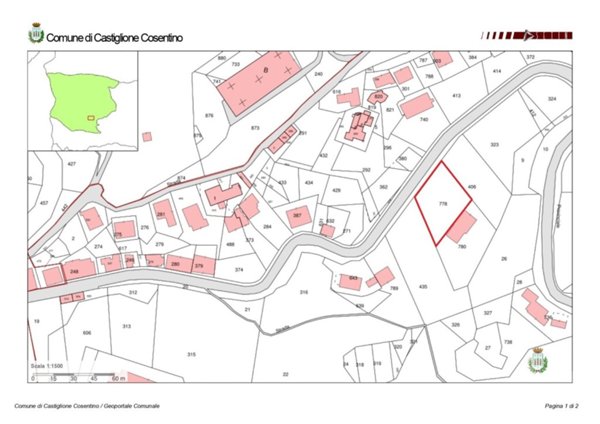 terreno edificabile in vendita a Castiglione Cosentino