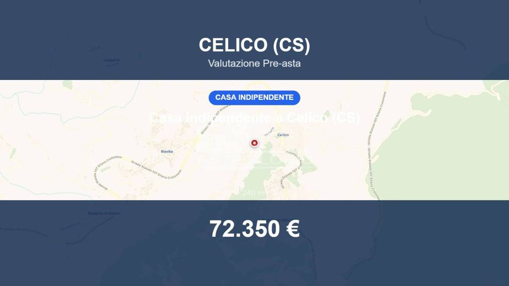 casa indipendente in vendita a Celico