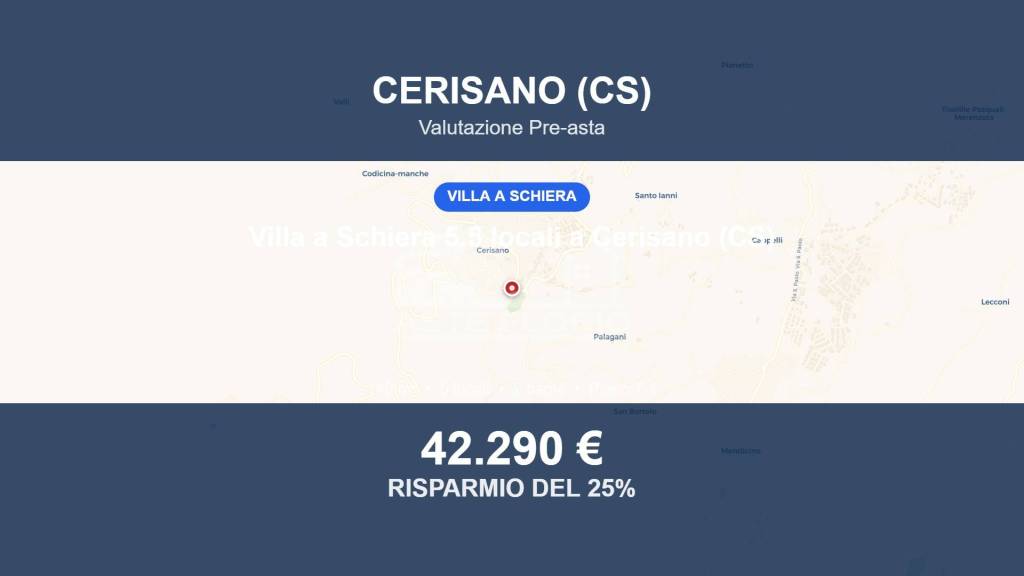 casa indipendente in vendita a Cerisano in zona Codicina