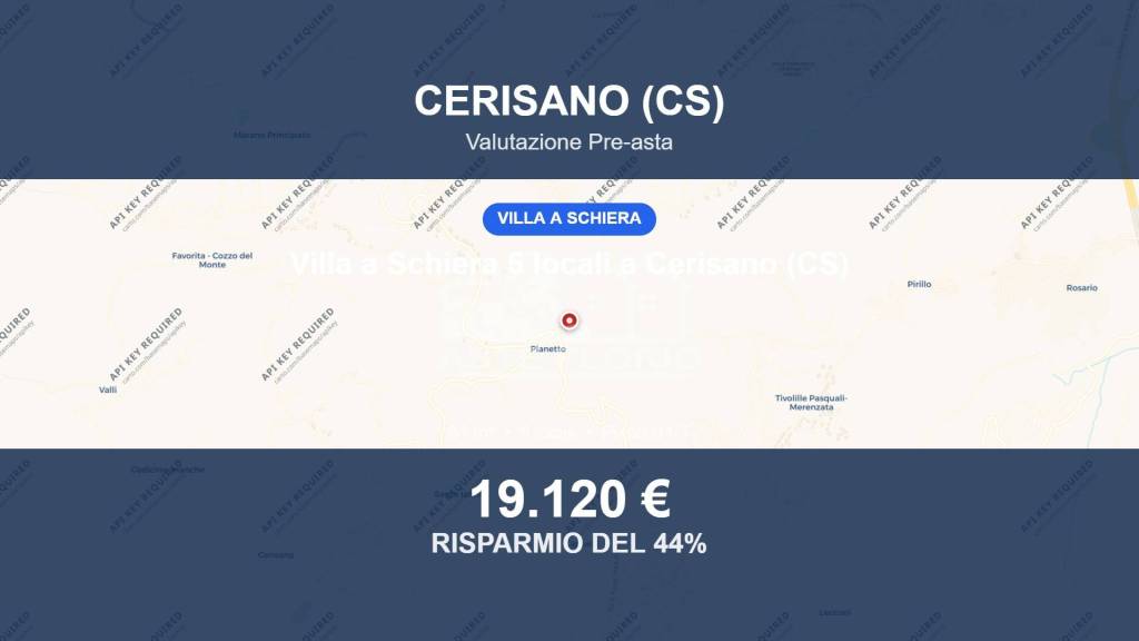 casa indipendente in vendita a Cerisano in zona Cozzo del Monte
