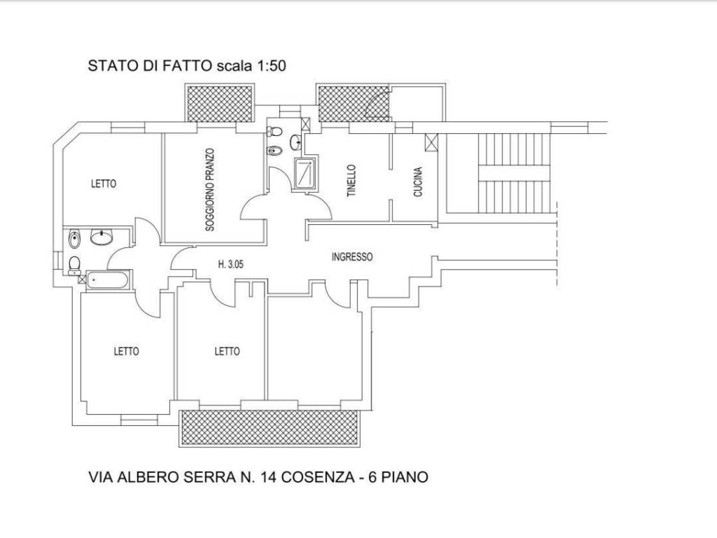 appartamento in vendita a Cosenza