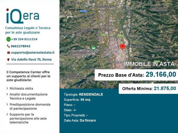 appartamento in vendita a Cosenza in zona Via Popilia