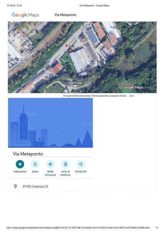 locale commerciale in vendita a Cosenza in zona Stadio