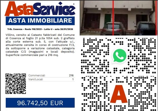 appartamento in vendita a Cosenza in zona Panebianco