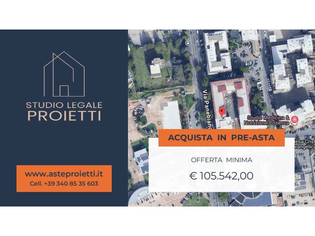 appartamento in vendita a Cosenza in zona Panebianco