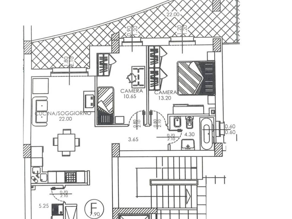 appartamento in vendita a Cosenza in zona Gergeri