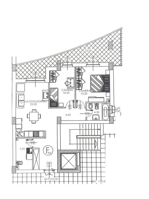 appartamento in vendita a Cosenza in zona Via Popilia