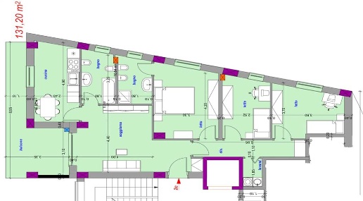 appartamento in vendita a Cosenza in zona Cosenza Vecchia