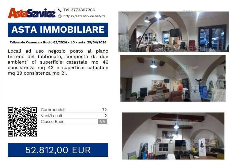 negozio in vendita a Cosenza