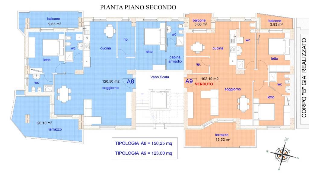 appartamento in vendita a Cosenza in zona Via Popilia