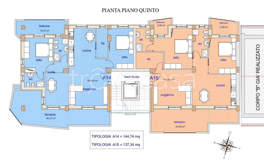 appartamento in vendita a Cosenza in zona Via Popilia