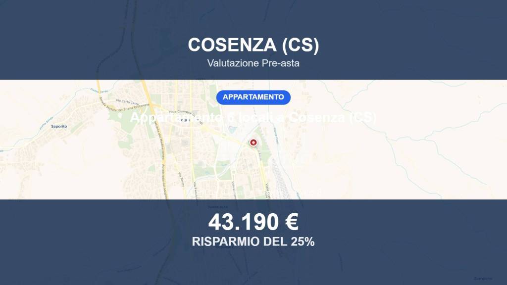 appartamento in vendita a Cosenza in zona Città 2000