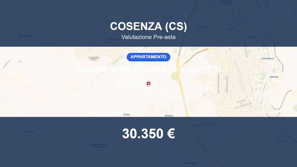 appartamento in vendita a Cosenza in zona Stadio