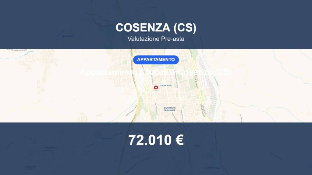 appartamento in vendita a Cosenza in zona Panebianco