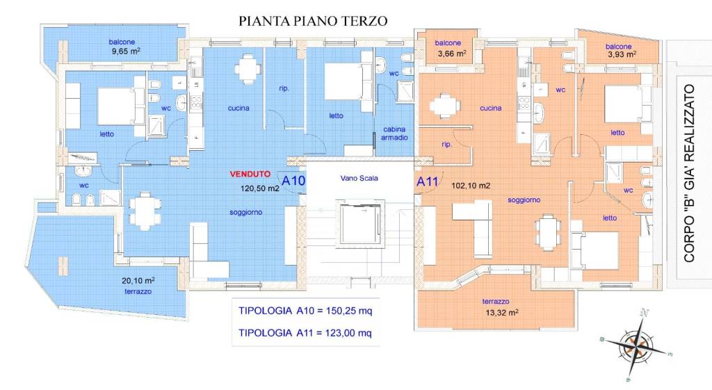 appartamento in vendita a Cosenza in zona Via Popilia