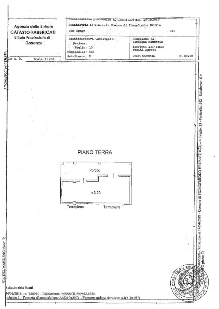 casa indipendente in vendita a Fiumefreddo Bruzio