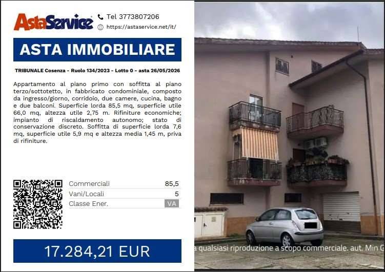 appartamento in vendita a Marano Marchesato