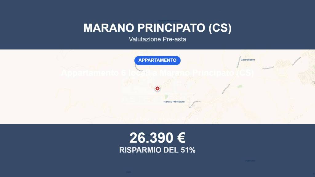appartamento in vendita a Marano Principato in zona Bisciglietto