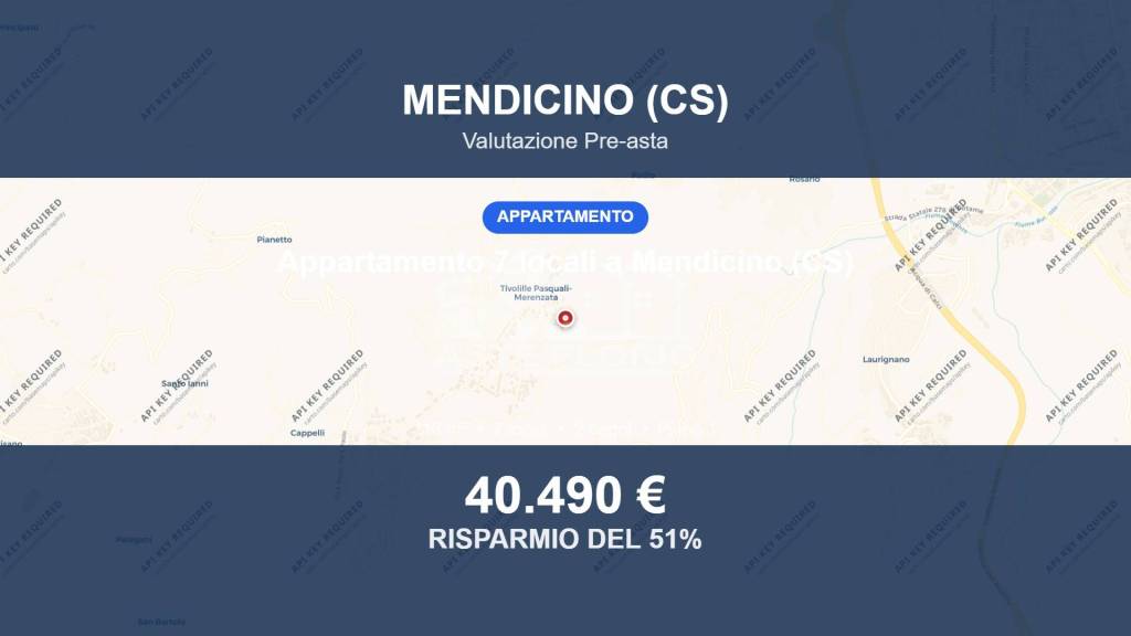 appartamento in vendita a Mendicino in zona Pasquali