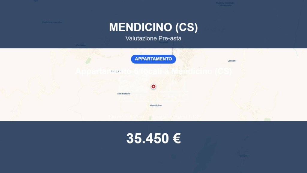 appartamento in vendita a Mendicino in zona Candelisi