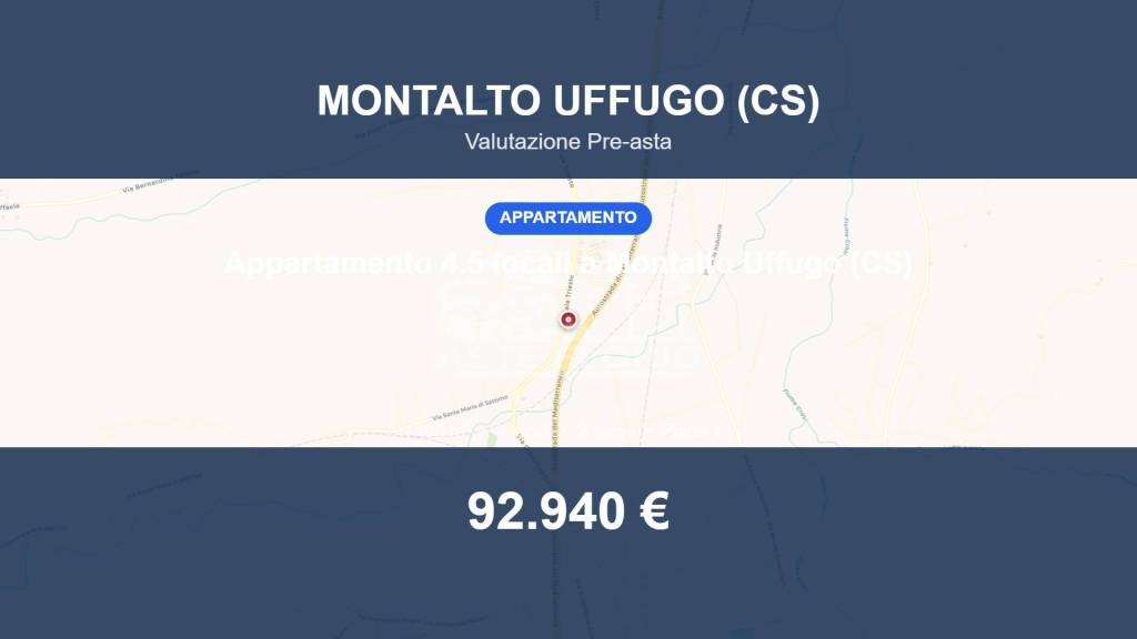 appartamento in vendita a Montalto Uffugo in zona Taverna