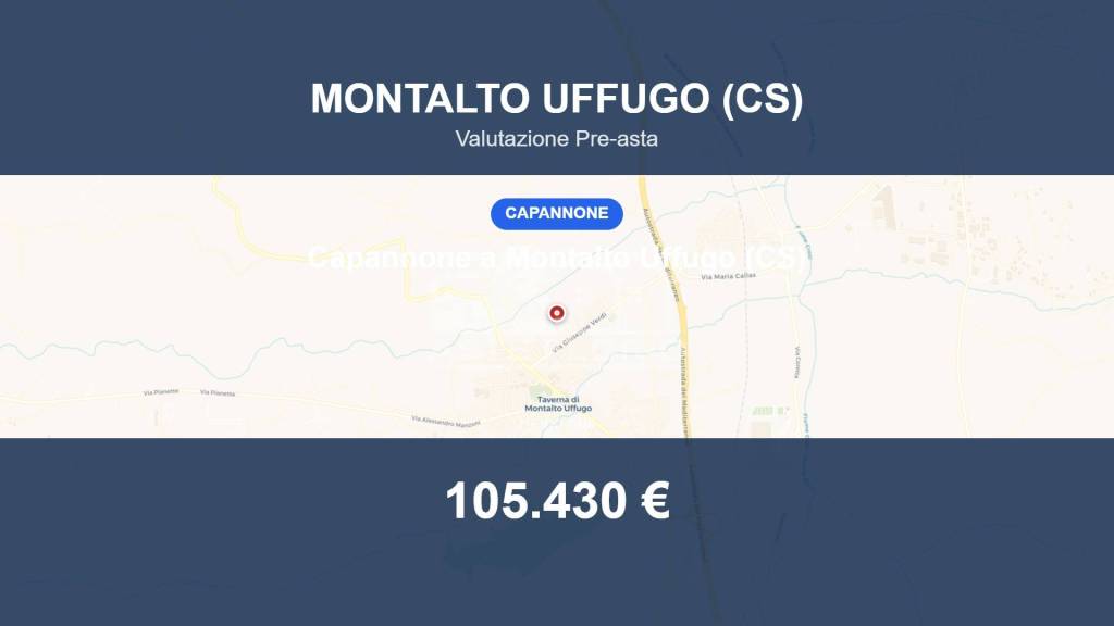 locale commerciale in vendita a Montalto Uffugo in zona Taverna