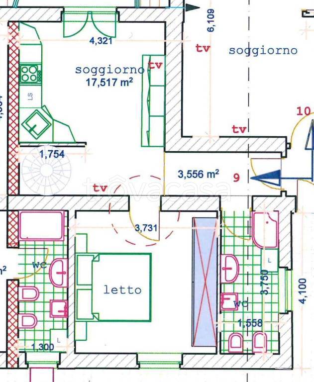 appartamento in vendita a Praia a Mare